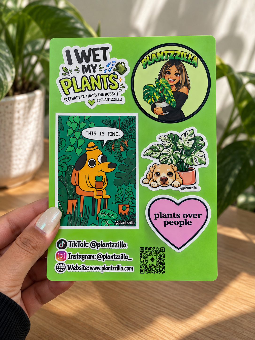 Plantzzilla Sticker Sheet